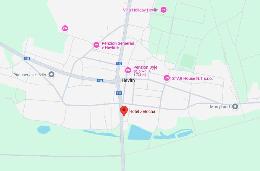 Cesta k hotelu Zetocha